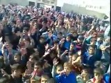 فري برس   ريف حماه مظاهرة لطلاب قلعة المضيق بسهل الغاب 1 12 2011