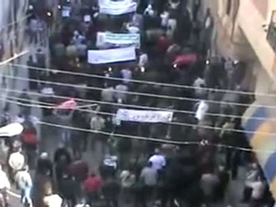 فري برس   حمص حي القرابيص جمعة المنطقة العازلة مطلبنا 2 12 2011