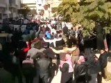 فري برس   حماة   مظاهرة طريق حلب   جمعة المنطقة العازلة 2 12 2011