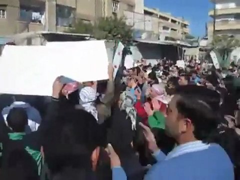 فري برس حماة حي طريق حلب جمعة المنطقة العازلة مطلبنا 2 12 2011