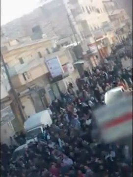 فري برس مظاهرة بحلب الباب جمعة المنطقة العازلة مطلبنا 2 12 2011 ج2