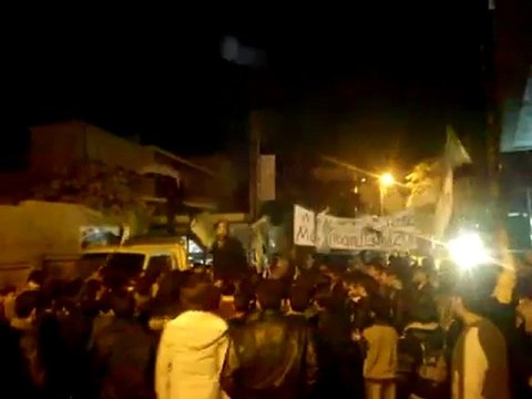 فري برس ريف دمشق دوما أغنية أبطال الكسوة في دوما 3 12 2011