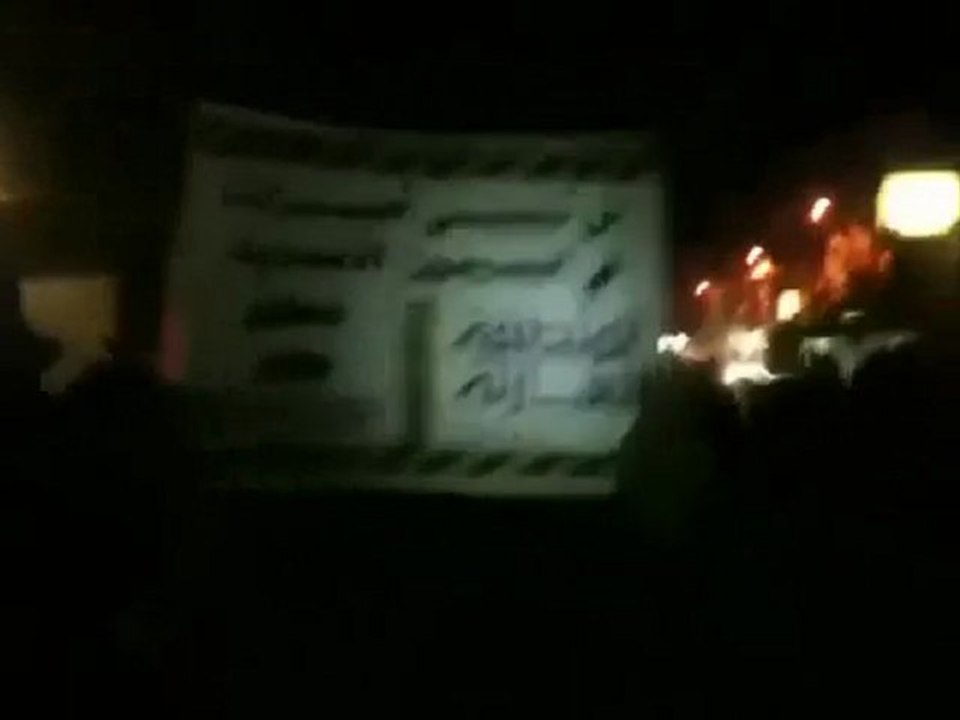 فري برس   مسائية نصرة لرنكوس والمناطق المحاصرة  دمشق جوبر 3 12 2011 ج2