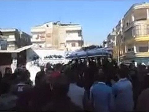 فري برس حمص الغوطة صباح الثلاثاء زفاف الشهيد زياد معد 6 12 2011