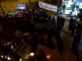 فري برس   دير الزور قرية هجين المظاهرات المسائية لأبطال قرية هجين 6 12 2011