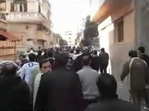 فري برس حمص المنكوبة حي الغوطة جمعة إضراب الكرامة حرية 9 12 2011