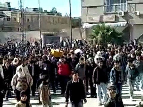 فري برس ريف دمشق حمورية تشييع الشهداء 10 12 2011 ج1