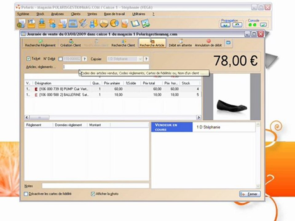 Logiciel caisse