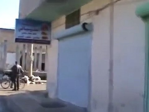 فري برس حمص تلبيسة اضراب عام في المدينة اول ايام اضراب الكرامة 11 12 2011