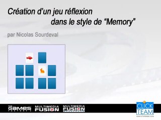 Créer un jeu de réflexion de type "Memory" avec Multimedia Fusion 2