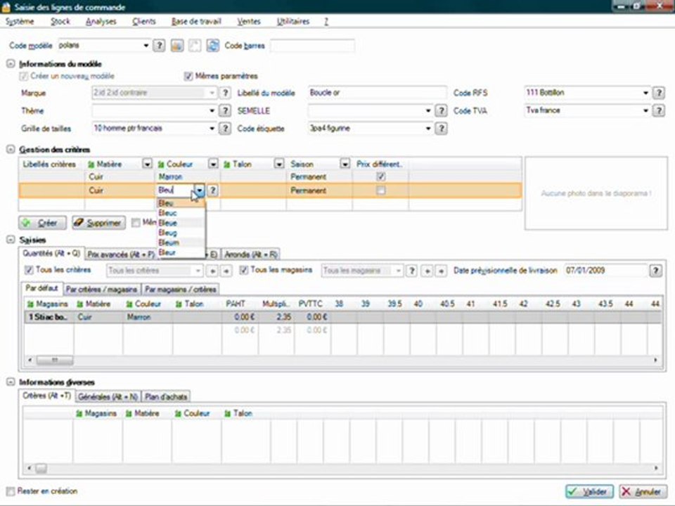 Logiciel caisse commandes