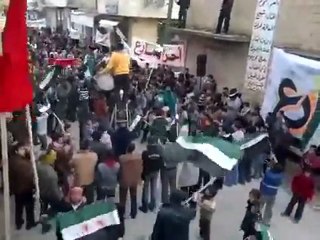 فري برس   حلب   مارع    مظاهرة الأربعاء 14 12 2011ج3