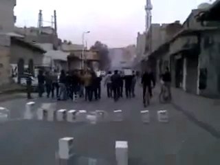 فري برس   دمشق القابون اغلاق الطرق 14 12 2011