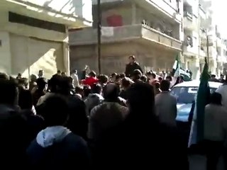 فري برس   حمص مساكن المعلّمين جمعة الجامعةالعربيةتقتلنا16 12 2011