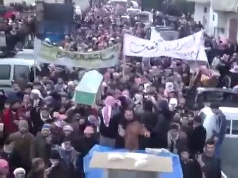 فري برس حلب تل رفعت تشييع زهرة الريف الحلبي 24 12 2011 جـ2