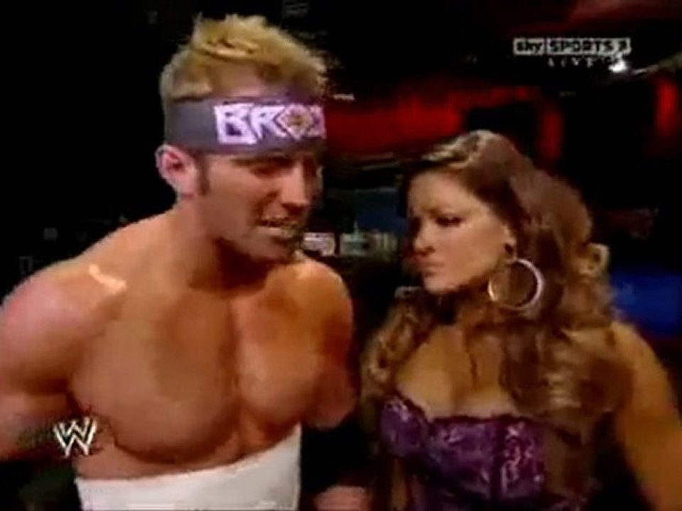 WWE Raw (1/23/12) Zack Ryder, Eve, Mick Foley & John Cena Backstage Segment