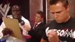 WWE Raw (1/23/12) The Miz, R-truth & John Laurinaitis Backstage Segment