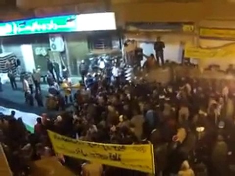 فري برس ريف دمشق الزبداني مسائية حاشدة نصرةً للميدان 19 12 2011 ج4