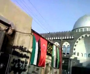 فري برس   حمص   باب هود  مقطع عن صوت الرصاص الكثيف جداً 20 12 2011