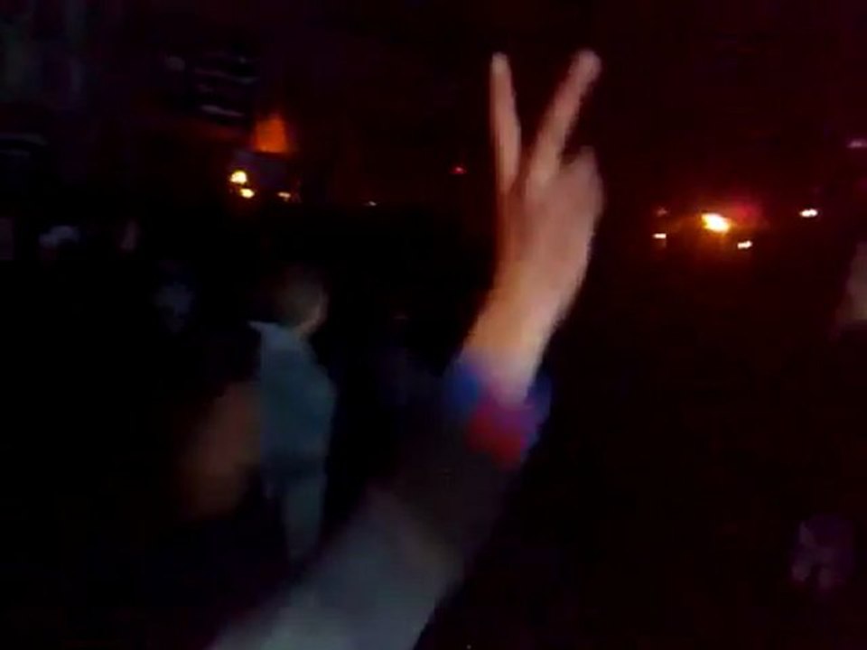 فري برس   ريف دمشق زملكا مظاهرة مسائية حاشدة 20 12 2011 ج2