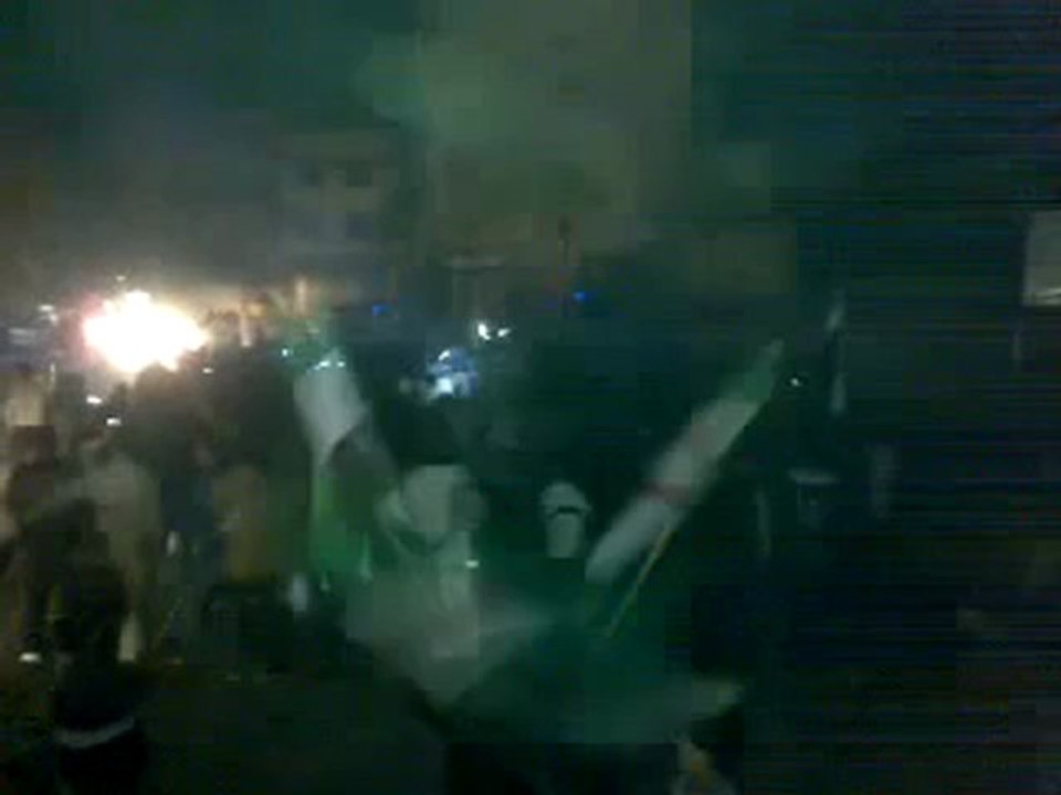 فري برس   ريف دمشق  حمورية   مظاهرة مسائية  22 12 2011  ج1