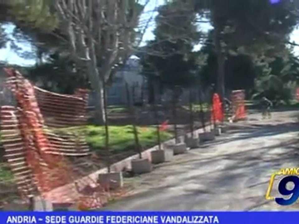 Andria | Sede Guardie Federiciane vandalizzata