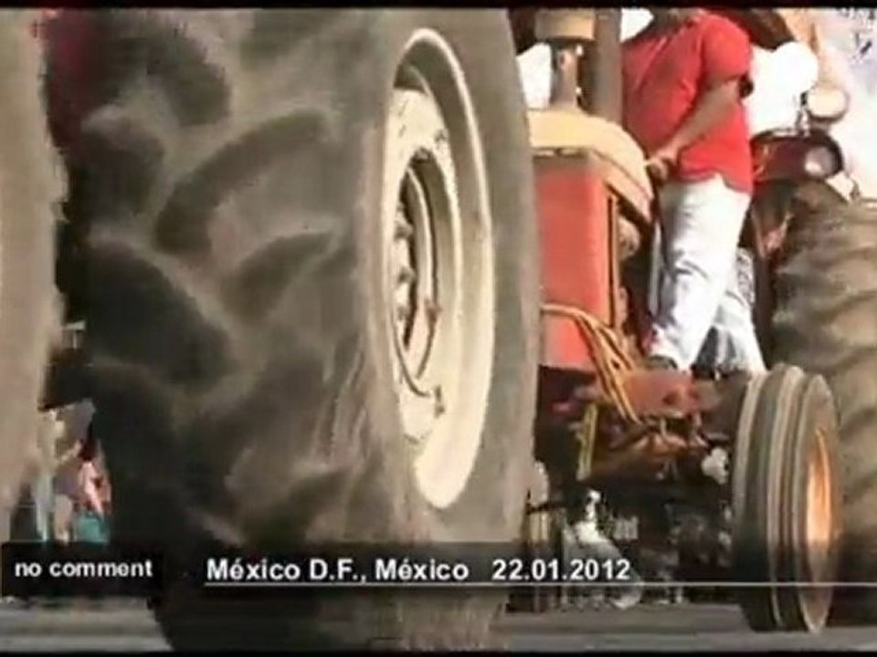 Mexican farmers demand government help amid... - no comment