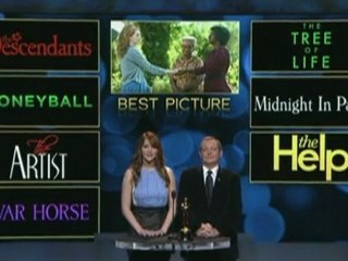 "The Artist," "Hugo" lead Oscar nominations