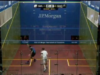 Squash: Selby bat El Shorbagy (11-8 11-8 11-8)