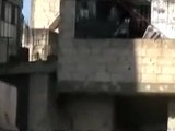 فري برس   حمص وادي العرب واثار القصف على الحي والدمار 26 12 2011