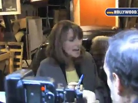 Lucy Lawless visits Live! with Kelly