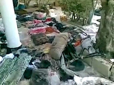 فري برس ريف دمشق دوما مخلفات القصف على بلدة الشيفونية 26 12 2011