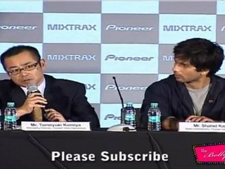 Hilarious Shahid Kapoor @ Launch Of "Pioneer Mixtrax"