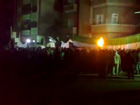 فري برس دمشق برزة البلد مظاهرة مسائية 29 12 2011