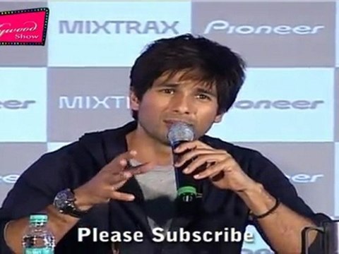 Bollywood Star Shahid Kapoor Speaks About Late Night Party @ Launch Of Pioneer Mixtrax