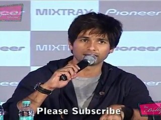 Charming Shahid Kapoor Speaks About Makau Awards @ Launch Of "Pioneer Mixtrax"
