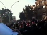 فري برس   دمشق كفرسوسة مظاهرة الكرامة جامع الدقر 29 12 2011