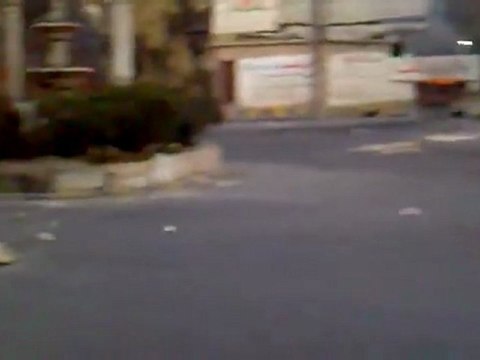 فري برس عين ترما غوطة دمشق الشرقية اضراب الكرامة و خروج مظاهرة صباحية 29 12 2011 ج2