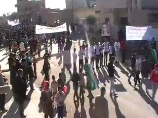 فري برس   أحرار الدرباسية في جمعة الزحف الى ساحات الحرية 30 12 2011