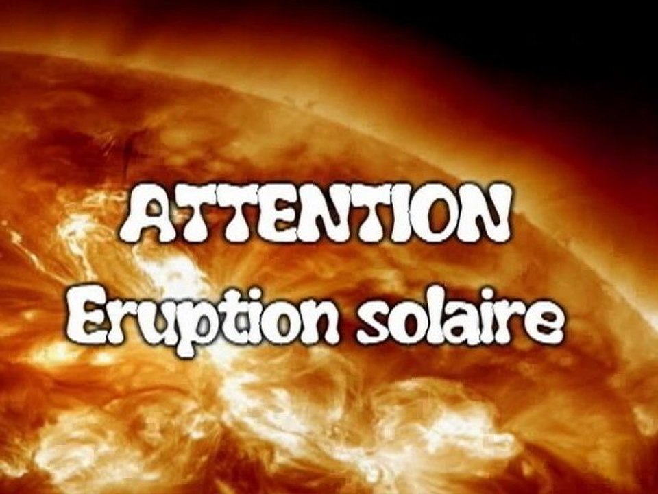Éruption solaire