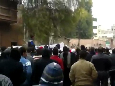 فري برس حمص مساكن المعلمين جمعة الزحف لساحات الحرية 30 12 2011