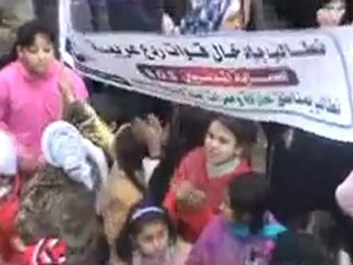 فري برس   مظاهرة وادي العرب جمعة الزحف الى ساحات الحرية30 12 2011