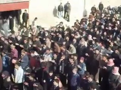 فري برس ادلب خان السبل جمعة الزحف الى ساحات الحرية30 12 2011