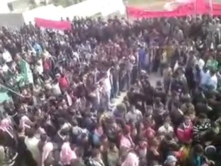 فري برس   ادلب بلدةالتح جمعة الزحف الى ساحات الحرية 30 12 2011