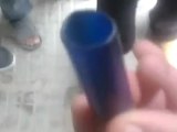 فري برس   حماة  الطلقات و قنابل الغاز المستعملة ضد المتظاهرين 30 12 2011