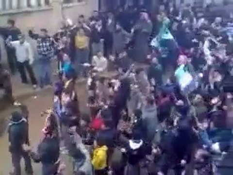 فري برس حماة كفرنبودة مظاهرة حاشدة لاحرار البلدة 30 12 2011