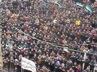 فري برس   حماه   صوران   جمعة الزحف الى ساحات الحرية 30 12 2011
