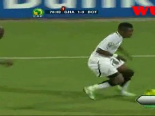Ghana 1 - 0 Botswana Highlights 24-01-2012