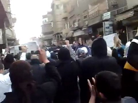 فري برس حي الميدان الثائر مظاهرة حاشدة 31 12 2011