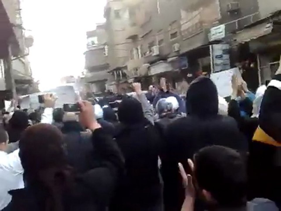 فري برس   حي الميدان الثائر مظاهرة حاشدة 31 12 2011